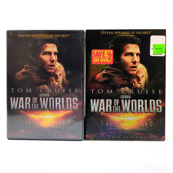 War of the Worlds DVD 2005 Full Screen with Slipcover Tom Cruise New Sealed - Picture 1 of 2
